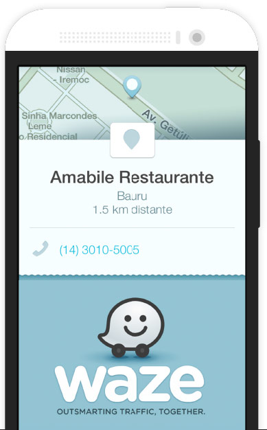Waze Mapa Amabile Restaurante